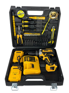 Taladro Percutor Dewalt Inalámbrico 24V – Set Completo con Baterías y Accesorios