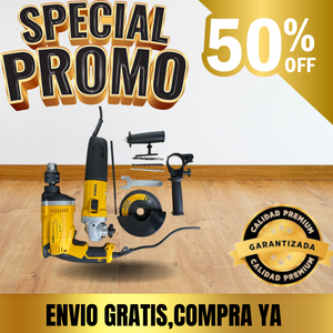 Combo Taladro Percutor + Pulidora Dewalt Original | Potencia Profesional y Precisión Total