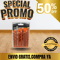 Set de Brocas Profesionales para Taladro – 9 Piezas Multiusos | Perfora Metal, Madera y Concreto con Máxima Precisión