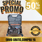 Taladro Atornillador Percutor Bosch 12V Inalámbrico, 2 Baterías, Potente y Compacto