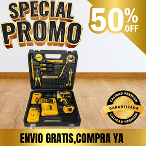 Taladro Percutor Dewalt Inalámbrico 24V – Set Completo con Baterías y Accesorios