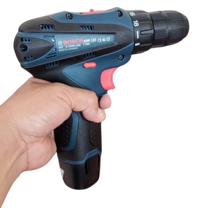 Taladro Atornillador Percutor Bosch 12V Inalámbrico, 2 Baterías, Potente y Compacto