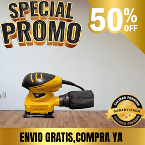 Lijadora Eléctrica Cuadrada 200W | Uso Profesional y Doméstico