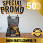Taladro Percutor Inalámbrico Dewalt 36V | 2 Baterías y Kit Completo Profesional